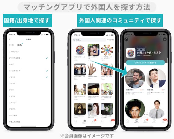 外国人との出会いはマッチングアプリにあり おすすめアプリ5選 出会う方法 マッチングアプリランキング マチポ おすすめマッチングアプリ 婚活 出会い系アプリを編集部が実際に使って紹介 外国人との出会いはマッチングアプリにあり おすすめアプリ5選 出会う方法 マッチングアプリランキング マチポ おすすめマッチングアプリ 婚活 出会い系アプリを編集部が実際に使って紹介