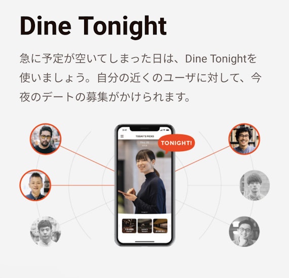 Dine tonight 公式画像