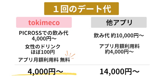 tokimeco利用料金