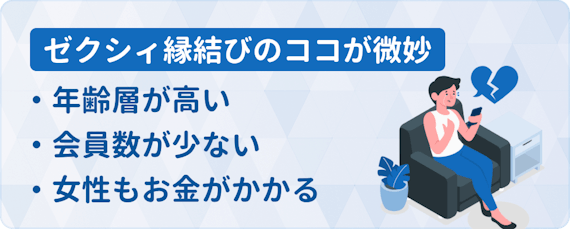 ゼクシィ縁結び評判_悪い